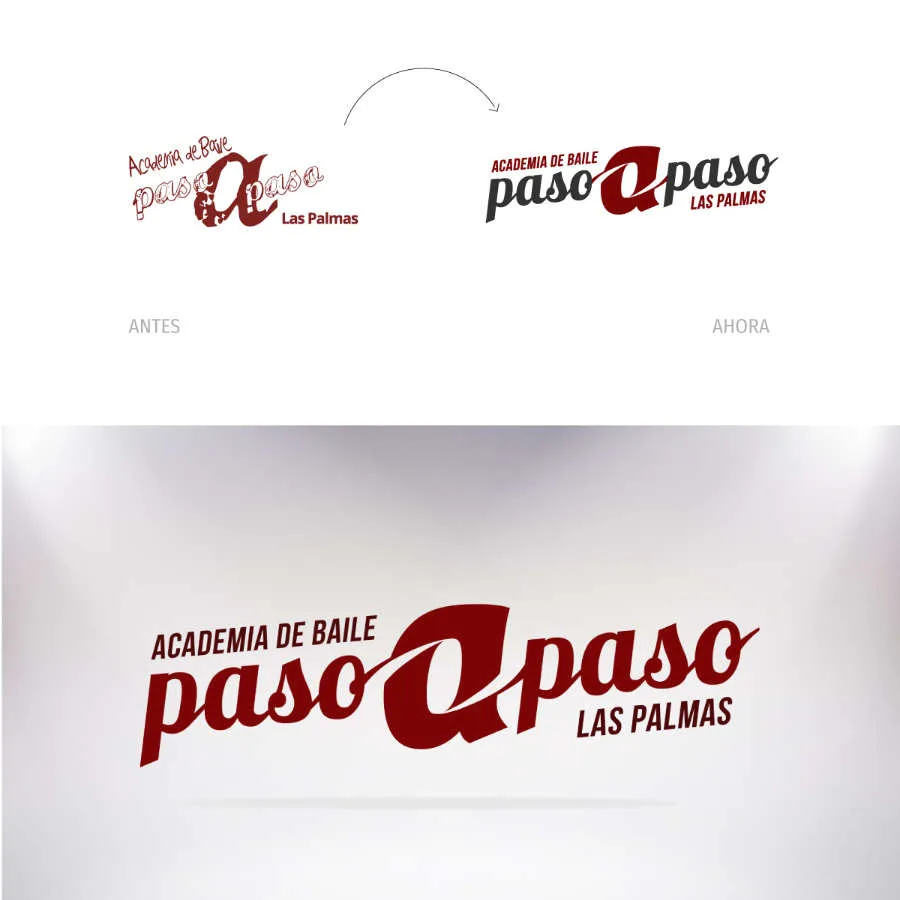 Vista previa del proyecto Brand Redesign for a Dance Academy in Las Palmas